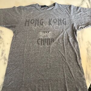 Marc Jacobs Y2K Hong Kong Gray Graphic T-Shirt